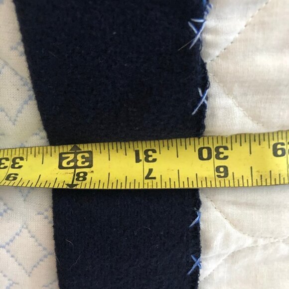 Handmade Cross Stich Baby Quilt #713-3 - Picture 7 of 8